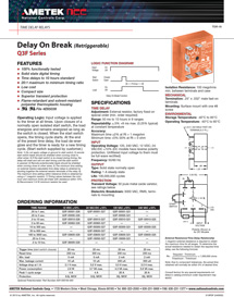 TimeDelayRelaysDelayOnBreakRetriggerableQ3FSeries
