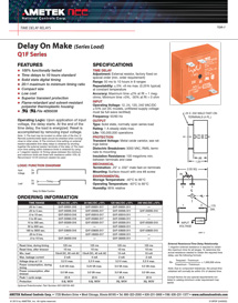 TimeDelayRelaysDelayOnMakeSeriesLoadQ1FSeries